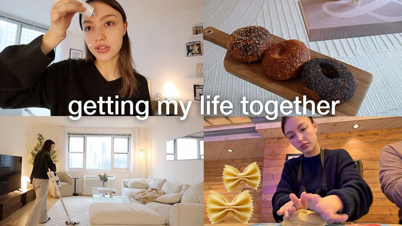 Sunday Reset Routine (cleaning, pasta making, errands)