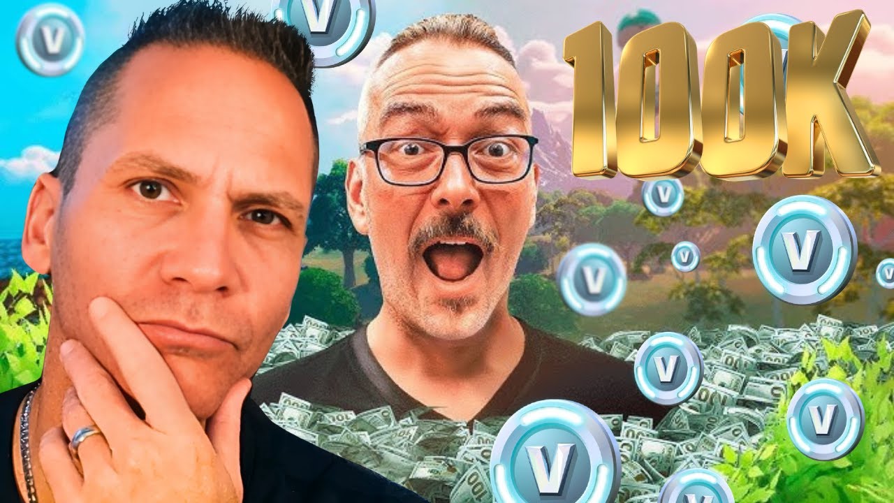 THE 100,000 V-BUCK's FORTNITE challenge in BUSH CAMP DAD'S BOOTCAMP? #fortnite #vbucks