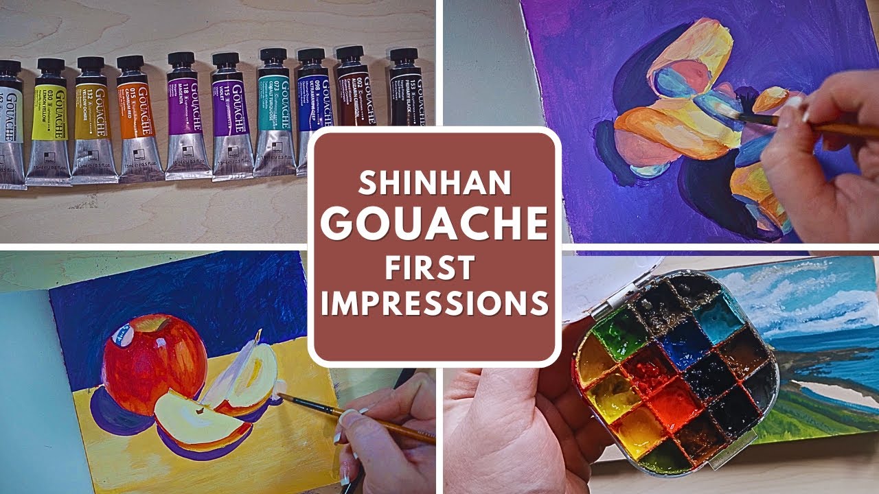 My First Time Using ShinHan Gouache – Surprising Color Quirks!