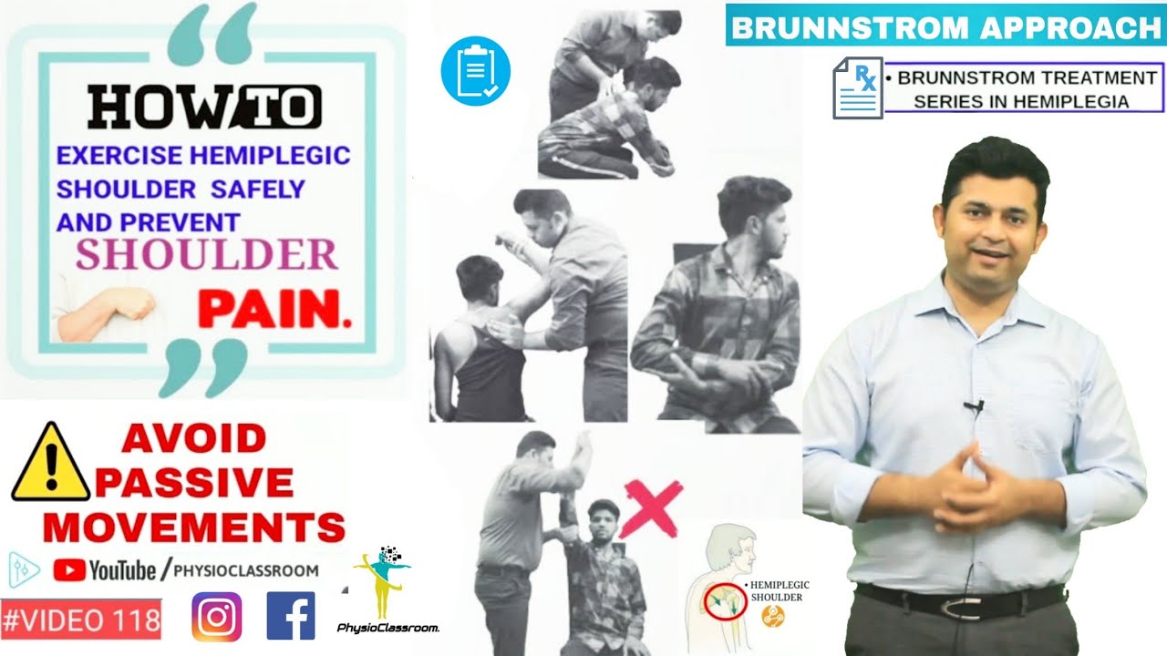 HOW TO EXERCISE HEMIPLEGIC SHOULDER SAFELY AND PREVENT SHOULDER PAIN IN STROKE PATIENTS