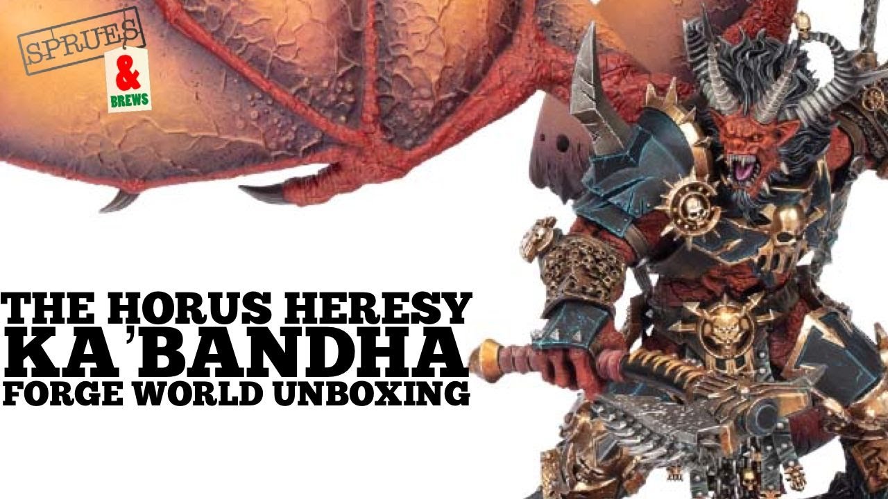 Forge World Ka'Bandha Unboxing - Warhammer The Horus Heresy