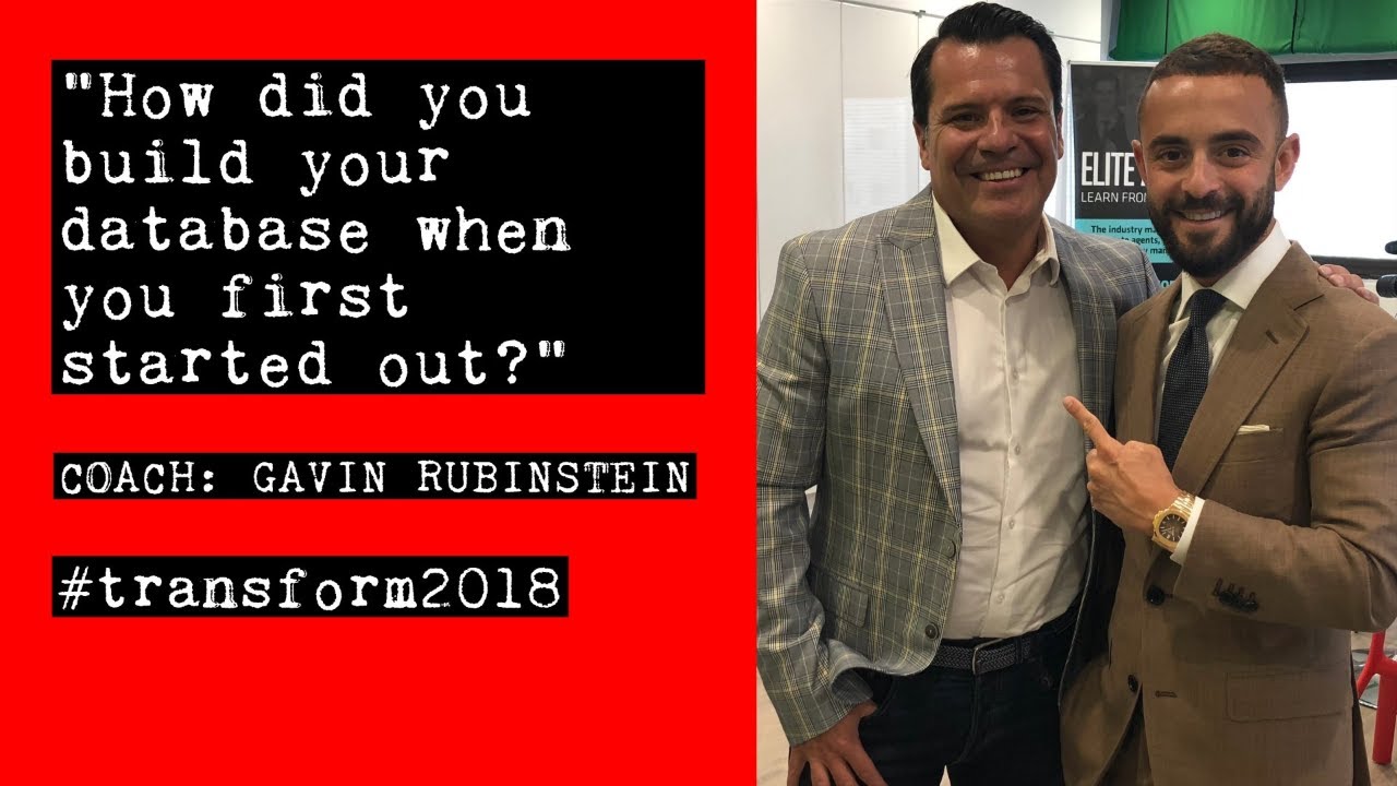 How to Build a Strong Real Estate Database | Gavin Rubinstein Interview | Elite Agent
