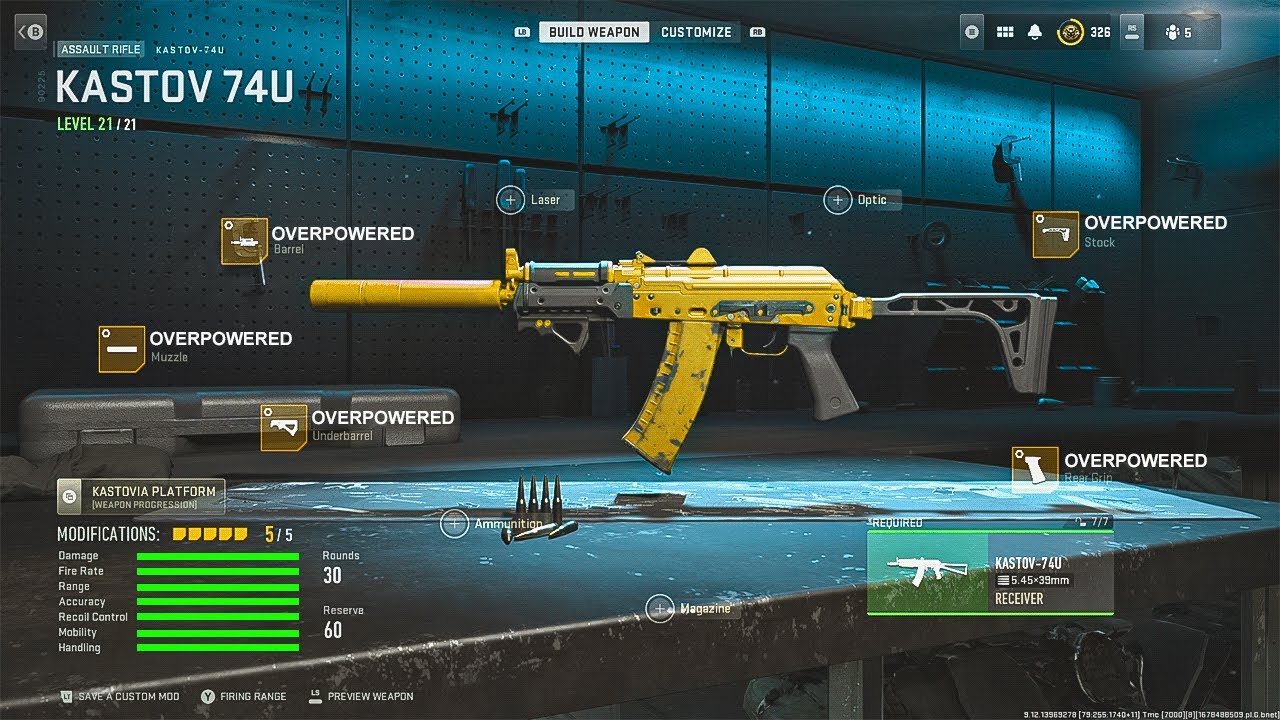 NEW 2 SHOT KASTOV 74u in MW2 ☢️ FASTEST TTK SETUP! (Best KASTOV 74u Class Setup) - Modern Warfare 2