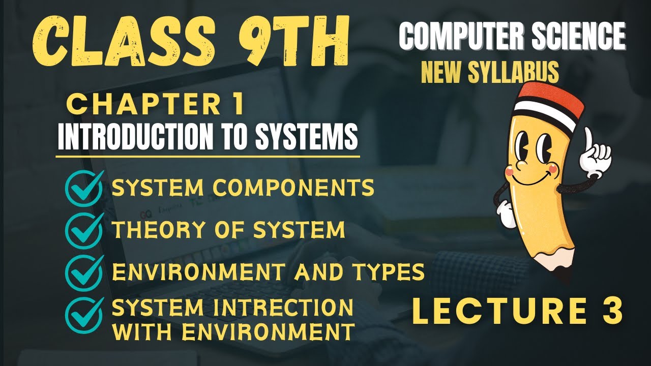 System Components,  Environment Types | System Interaction | 9th Class Computer Science Lecture 3