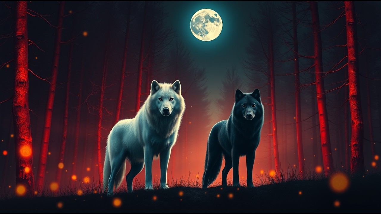 Les Secrets des Loups Noirs et Blancs : Entre Mythe et Science