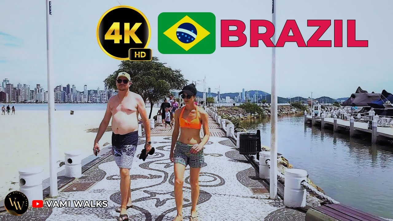 Balneario Camboriu 🇧🇷 Brazil Walking Tour 4K (Dubai of Brazil)
