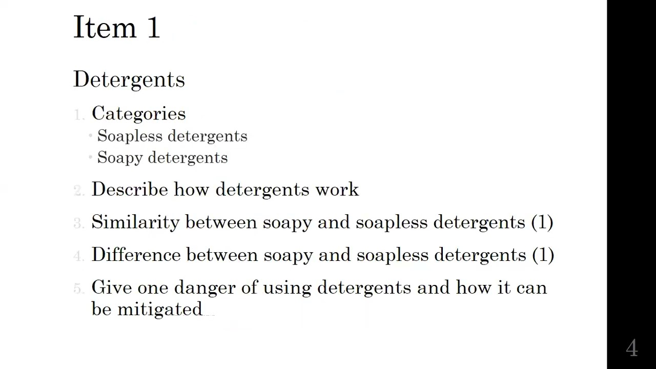 S.4 CHEMISTRY FACILITATION ||PAPER FORMAT||ITEM TOPICS|| TIPS ON ANSWERING SCENARIO BASED ITEMS- CBC