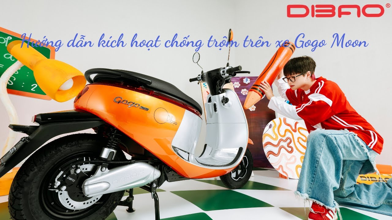 Hướng dẫn kích hoạt chế độ chống trộm trên xe máy điện Dibao Gogo Moon