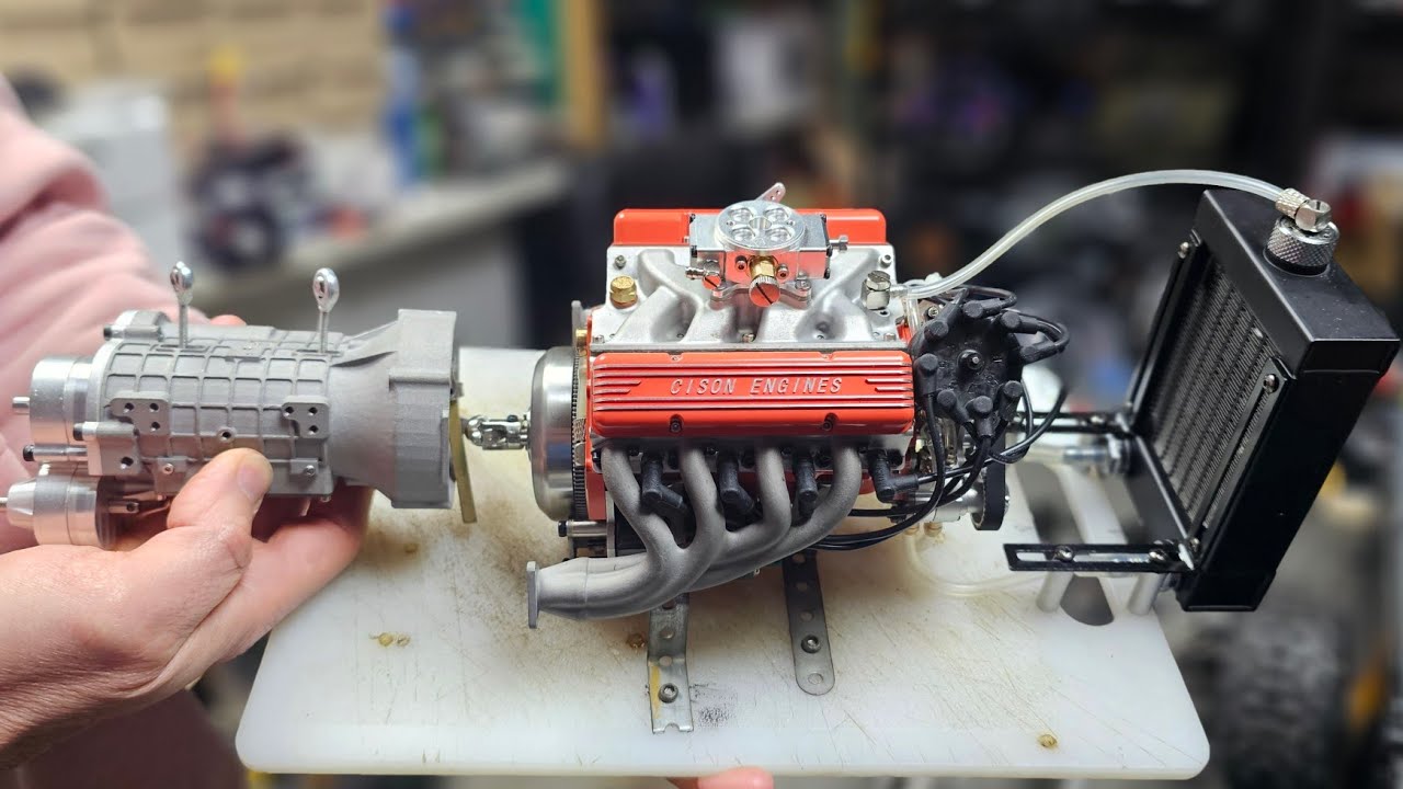 SMALL BLOCK V8 RC CAR - NEW BUILD