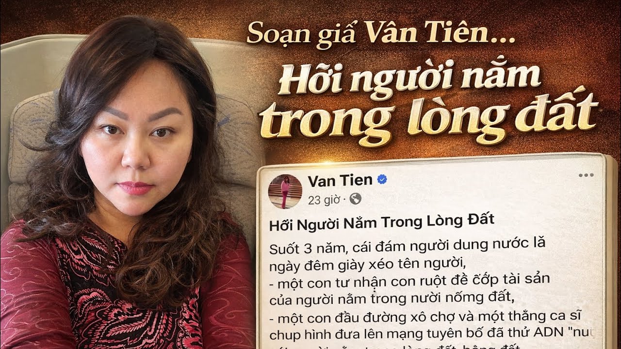 Bài viết của soạn giả Văn Tiên Hỡi người nằm trong lòng đất 