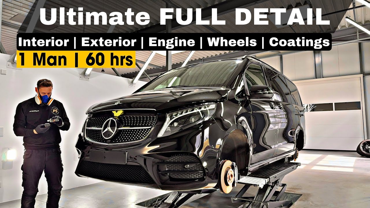 Mercedes Vito || First 60 HRS FULL DETAIL || Highend Interior + Exterior Car Detailing ASMR