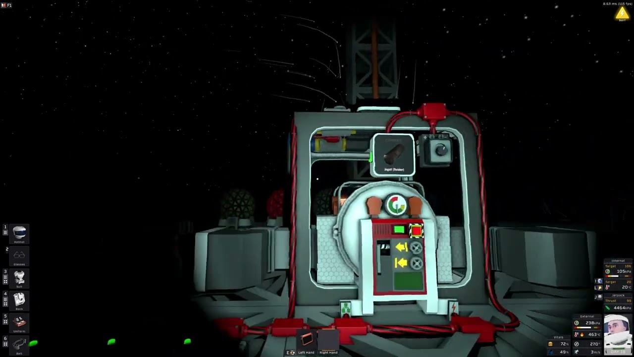 Stationeers Tutorials #45.1 ★ ELMO-FURNACE-UPDATE [Fellpower/Lets Play/Deutsch/1440p]
