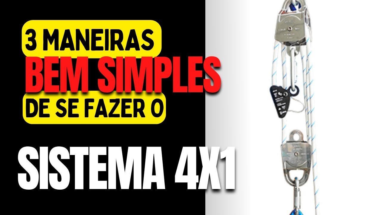 Como montar o sistema de redução de peso 4 x 1? 3 formas diferentes e simples de montar os sistemas.