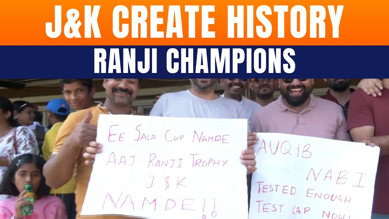 Jammu & Kashmir Lift Historic Ranji Trophy Title After 67 Years | News9
