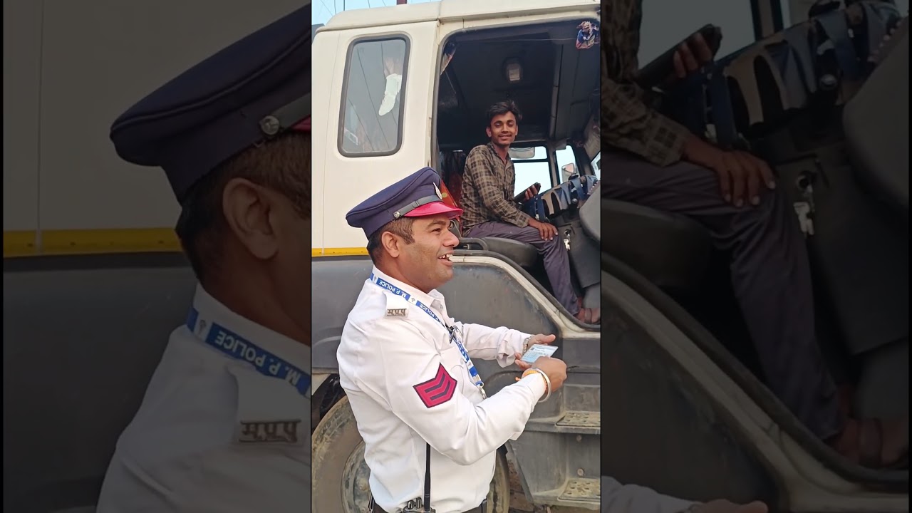 Driving Licence Heavy हो तभी चलाओ ऐसी गाड़ी 🚛 #TrafficRules #DriveSafe