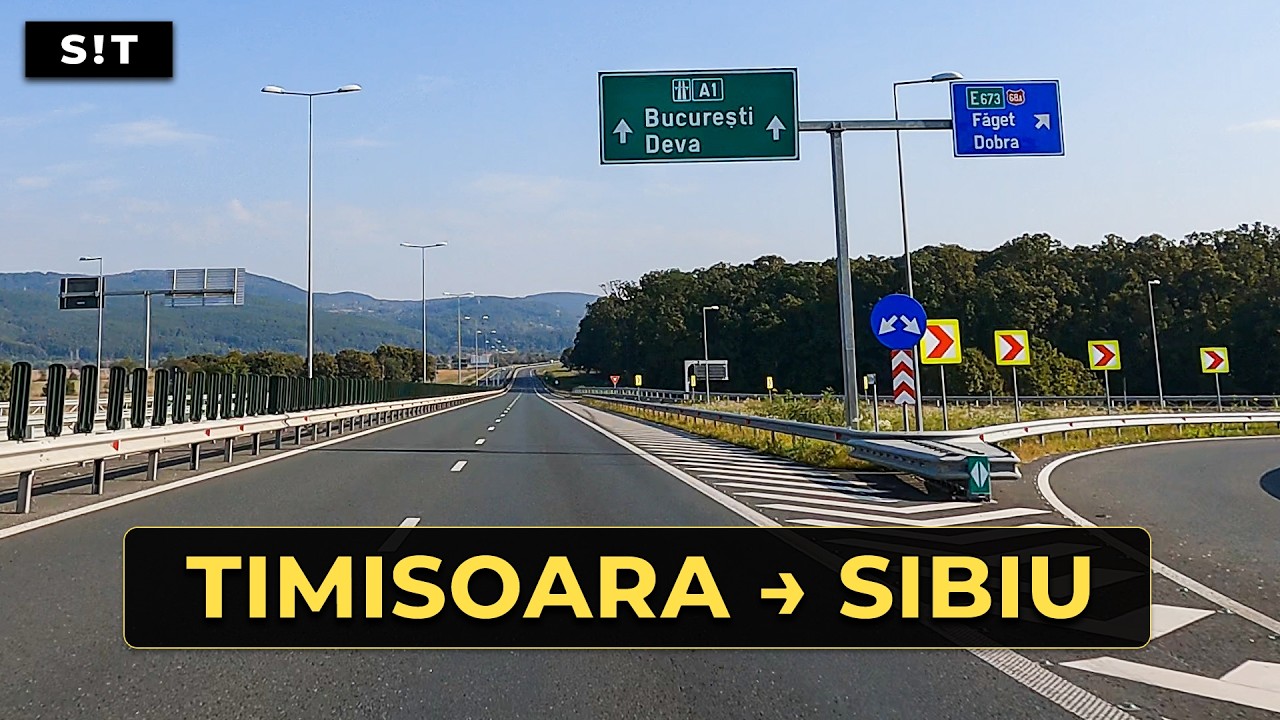 Driving Romania’s A1 | Timisoara → Sibiu Real Highway 🚗