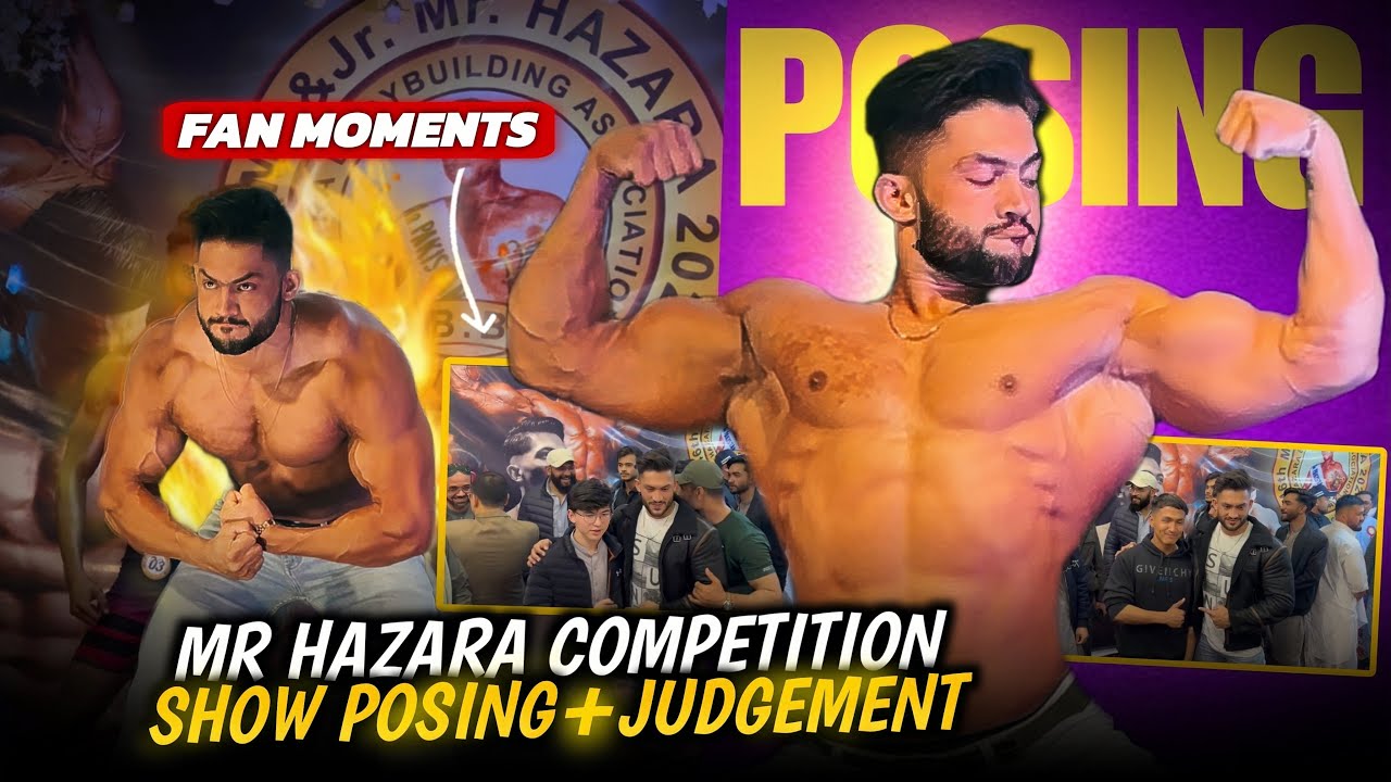 Back Injury Mai Show Posing Keaiya 😍 | Mr Hazara Competition 💪 | Off Season 👑