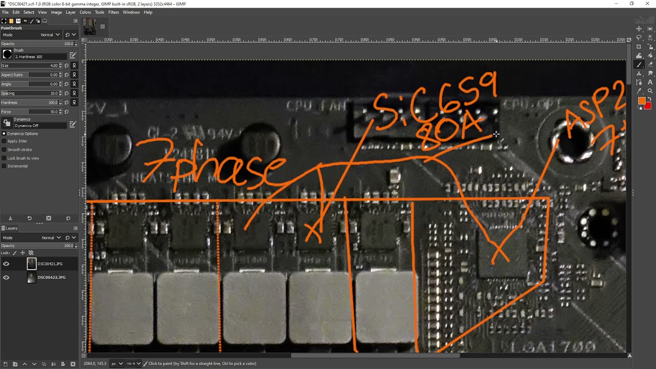 mobo PCB breakdown: ASUS TUF Gaming Z690-Plus D4 (wifi)