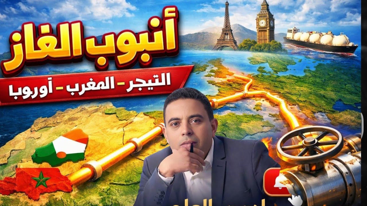 لايف إدريس العلمي النيجر والجزائر انبوب الغاز الذي سيمر من المغرب الى أوروبا #إدريس_العلمي 