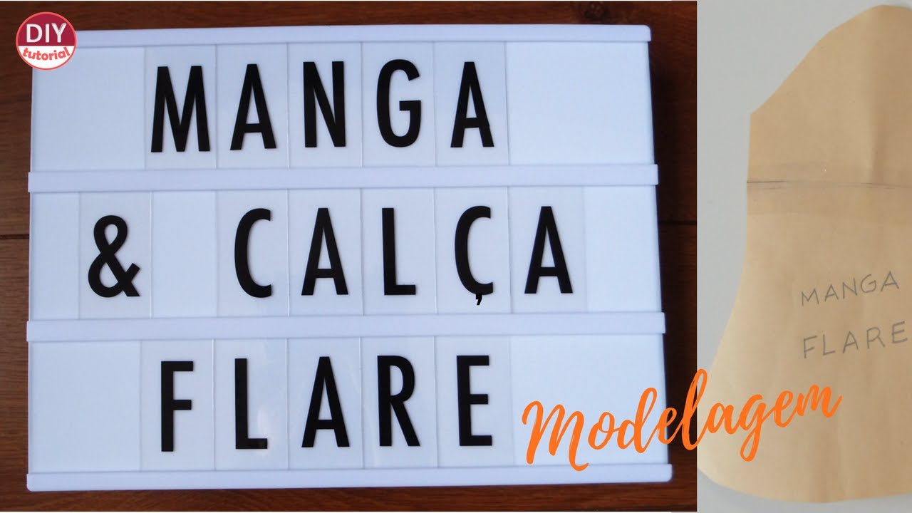 Efeito flare para calças, mangas e saias : modelagem (DIY Tutorial com a Bel)