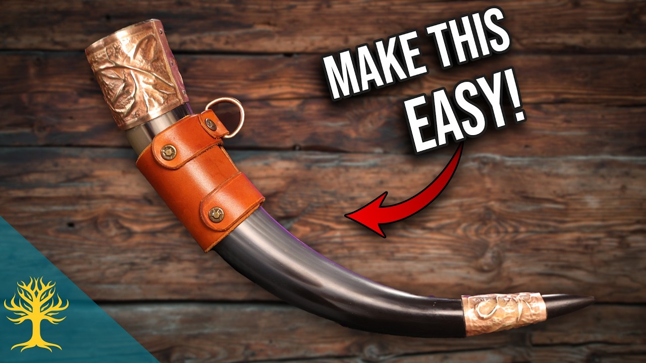 Metal, Leather, and Horn—The Ultimate Drinking Vessel!