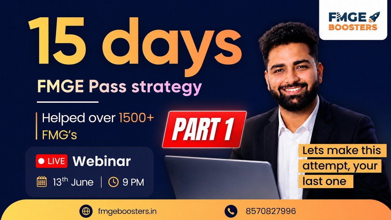 30 Day FMGE Strategy 2026 | How to Crack FMGE in 1st Attempt | FMGE Preparation Plan by FMGE Topper