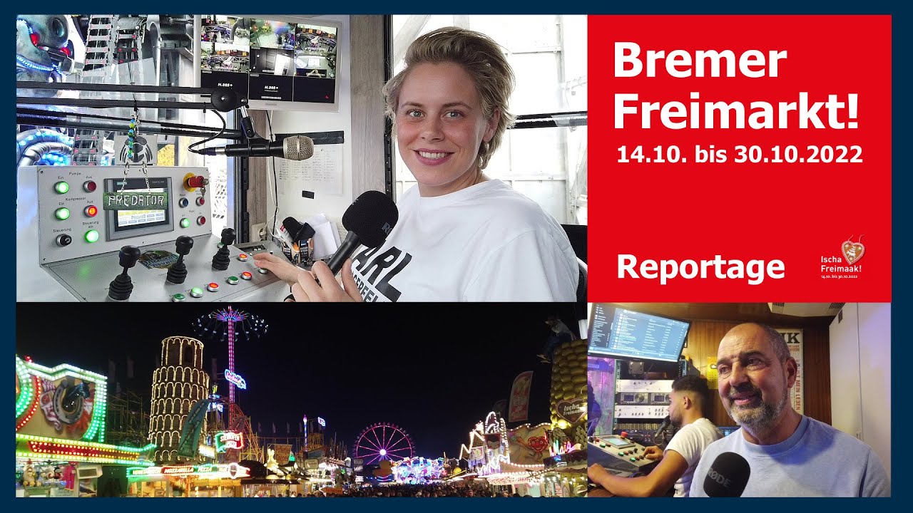 Reportage Bremer Freimarkt 2022, zu Gast bei Wilma Kaiser (Predator), Heino Winter (Happy Traveller)