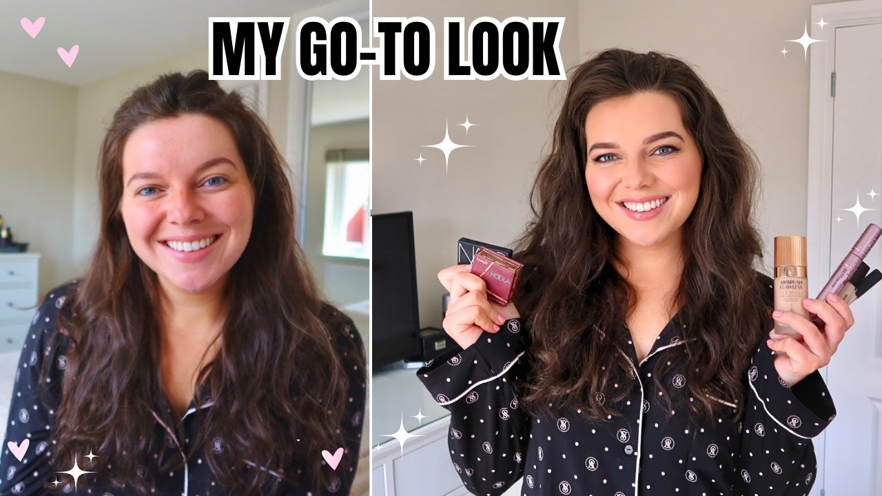My Go-To Makeup Look 💖 | GRWM: Simple, Glowy & Easy!✨