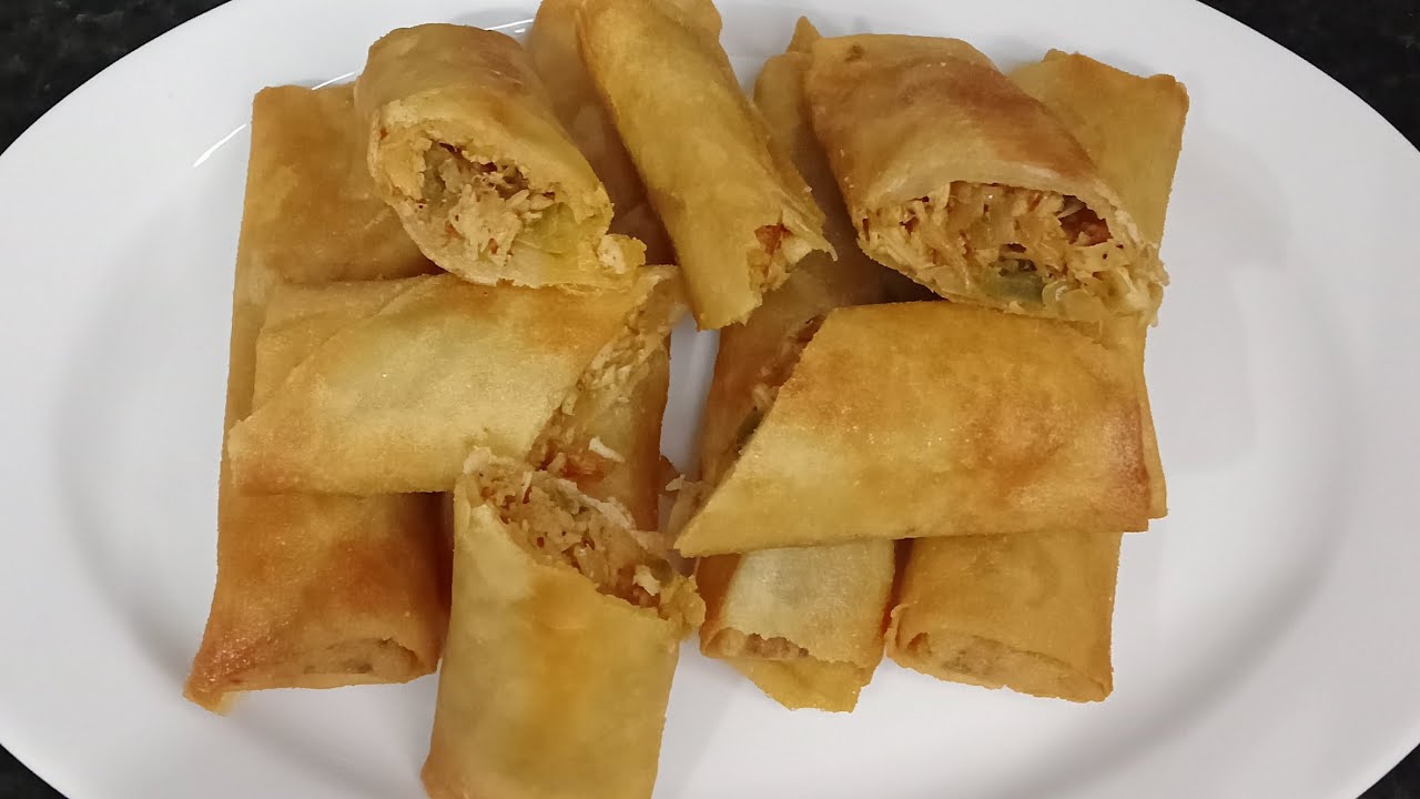 Tandoori chicken spring roll recipe| Ramzan special recipe| chicken spring roll 