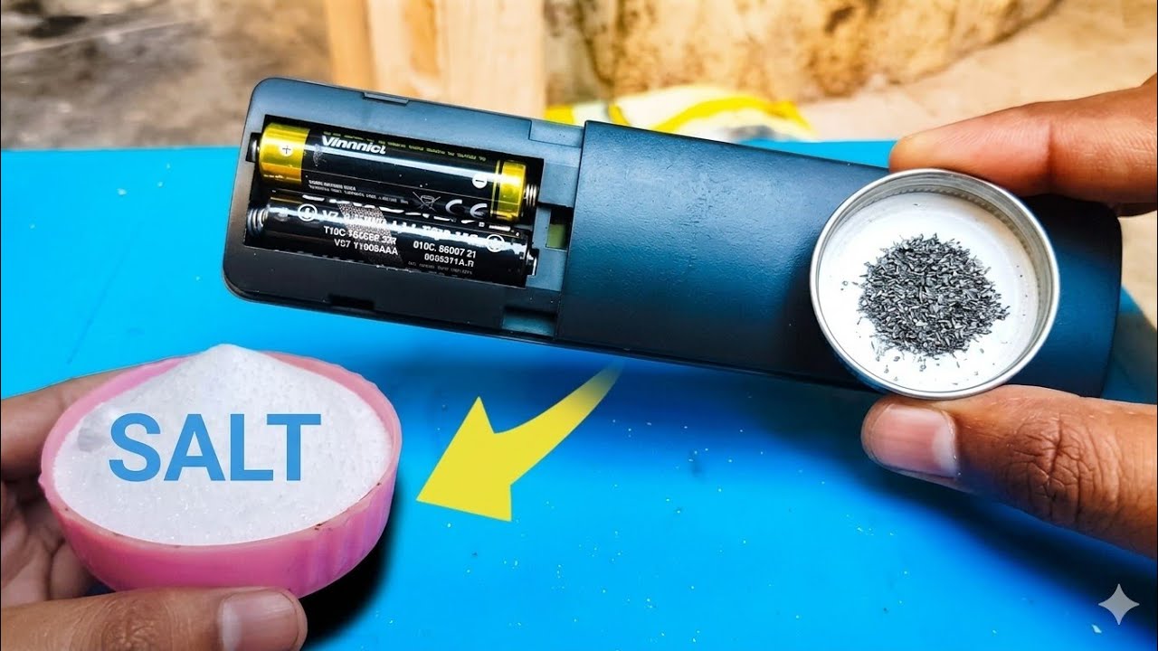 Never Buy Batteries Again! Just add SALT and Let's Enjoy