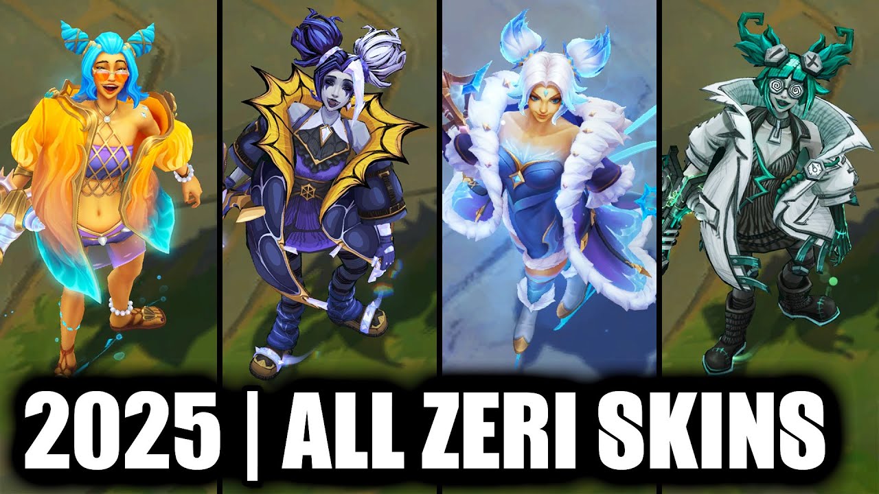 ALL ZERI SKINS SPOTLIGHT 2025 | League of Legends