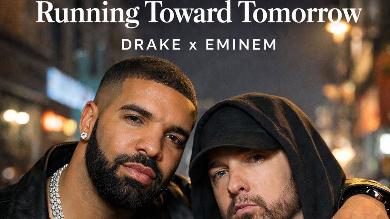 Running Toward Tomorrow — Drake x Eminem (Lyrics Video)