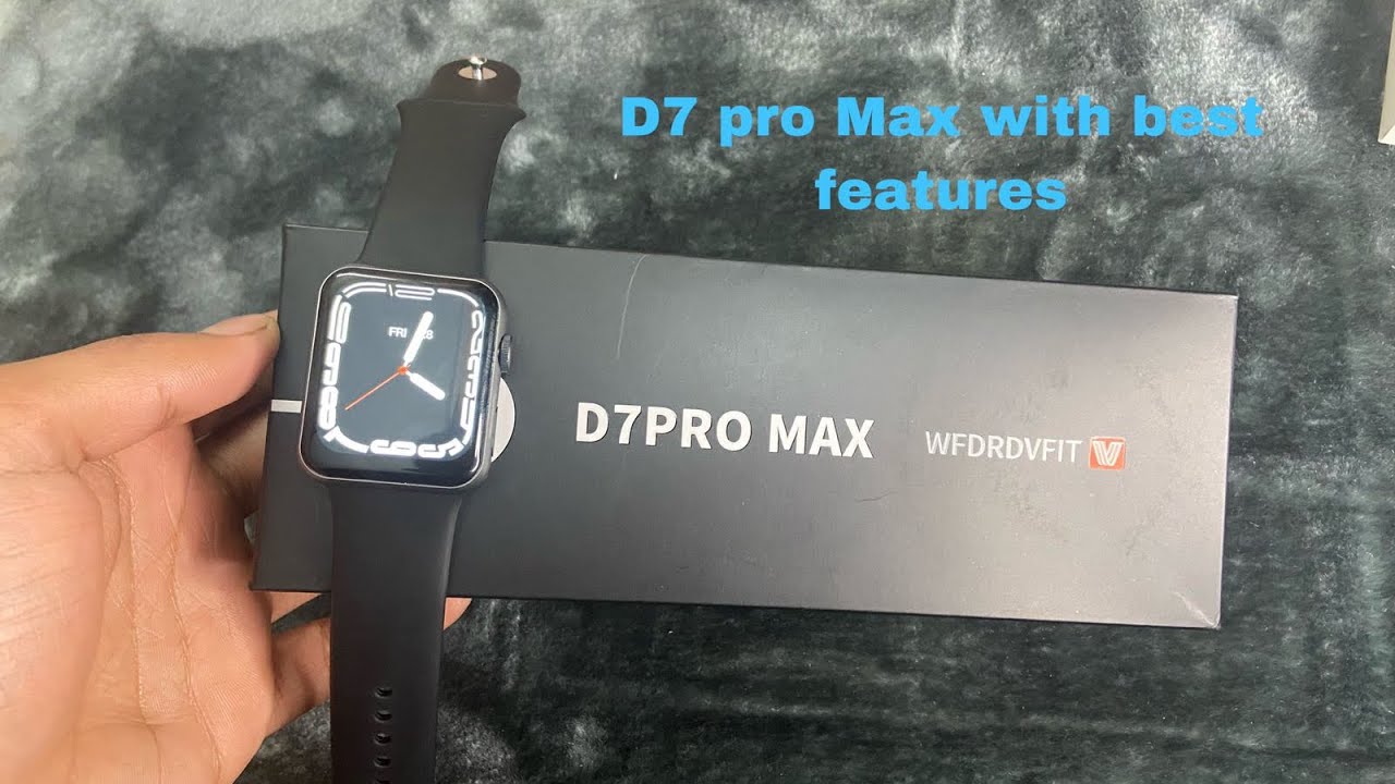 D7 Pro Max | Smartwatch With Google pay voice Search and many more | First unboxing of D7 pro india