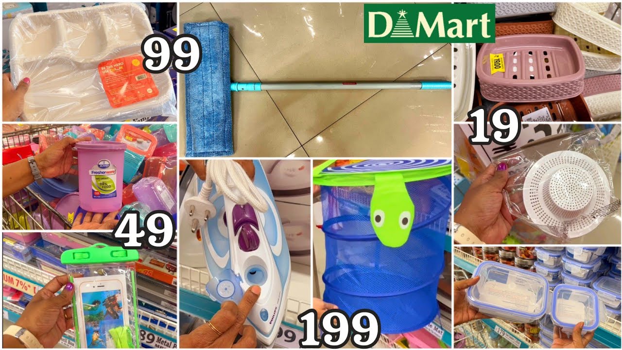 DMart latest offers, cheapest kitchen-ware & household starting ₹19, cookware & storage organisers