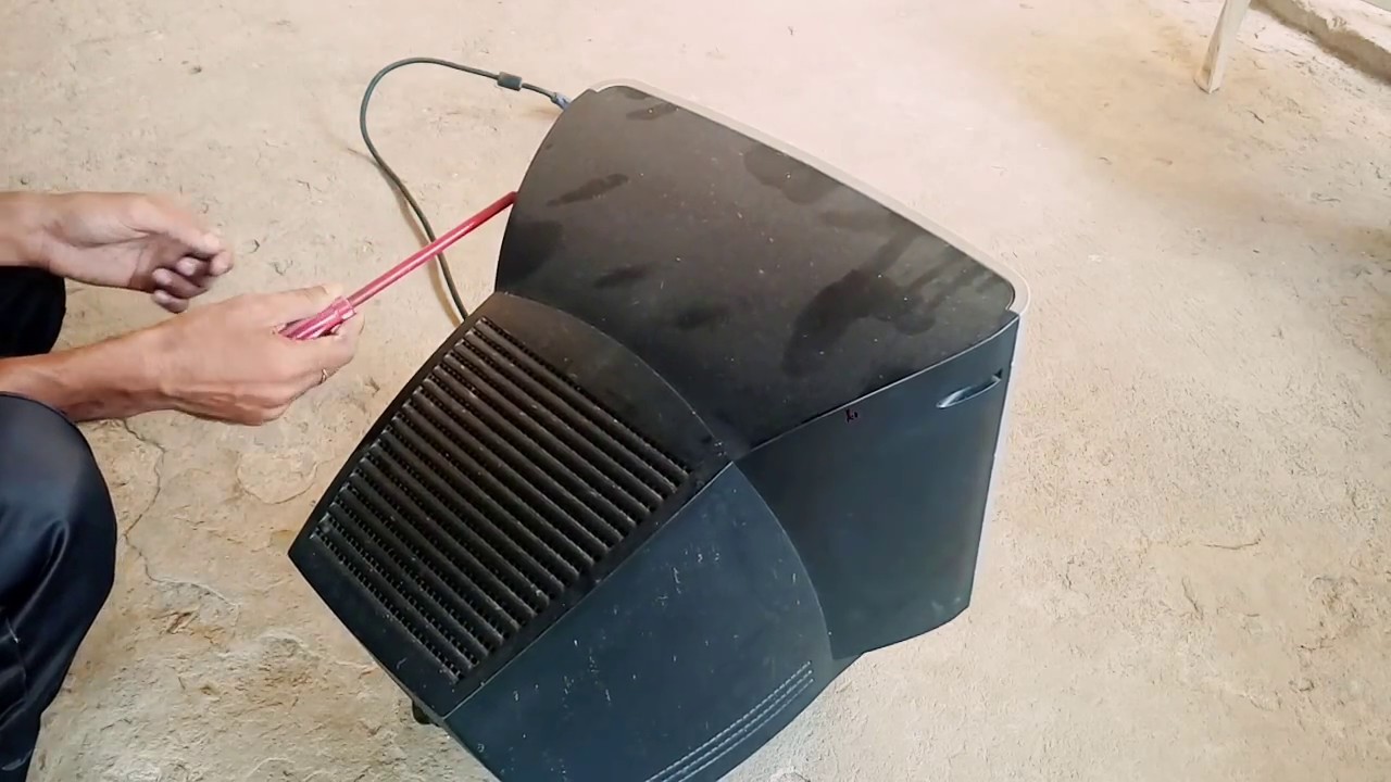 How to open crt monitor|crt monitor cover opening|crt monitor repair