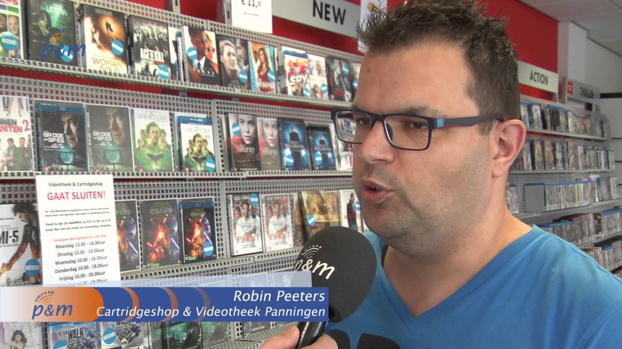 Videotheek Panningen gaat sluiten