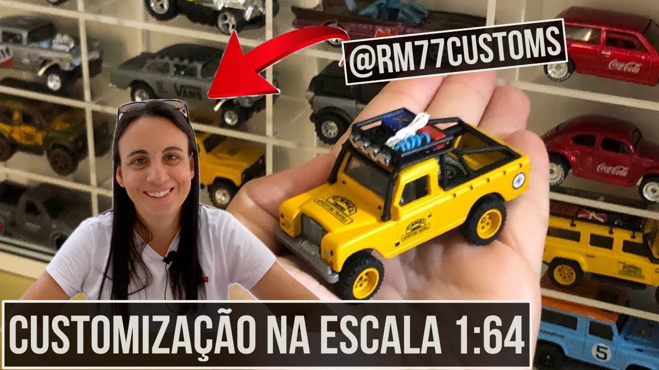 CUSTOMIZAÇÃO DE MINIATURAS 1:64 | Garagem em Escala