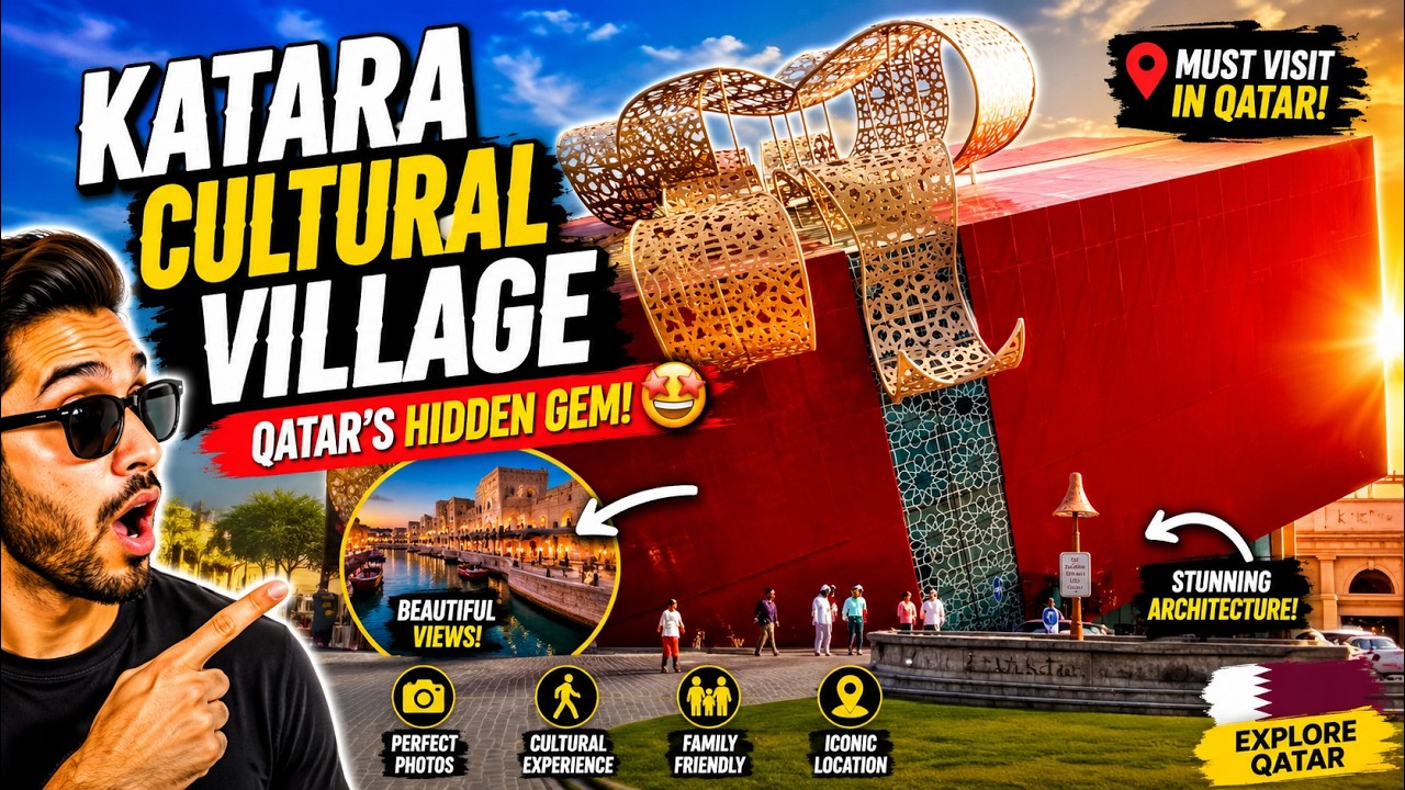 Exploring Katara Cultural Village 🇶🇦 | Architectural Wonders 2025 /iam_mex