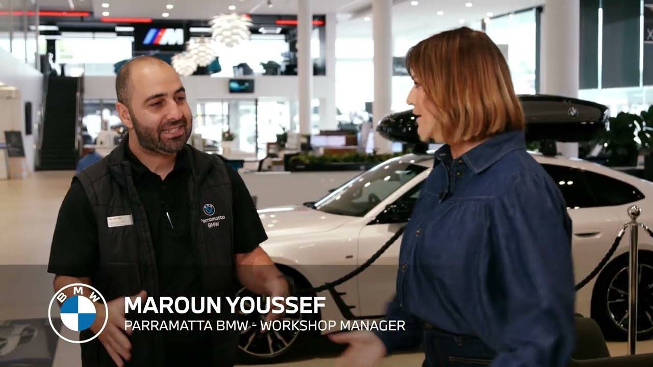 Come Behind the Scenes with Kylie Gillies at Parramatta BMW Workshop