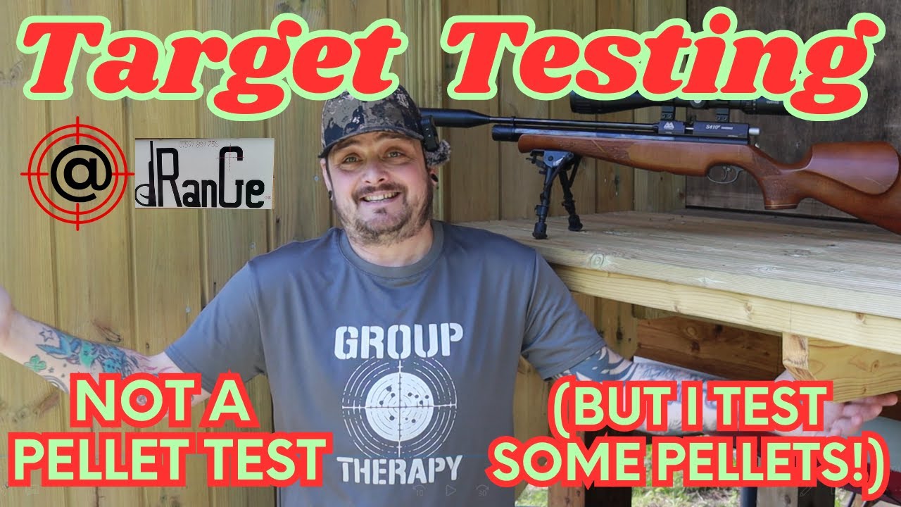 S410 target testing at D-Range | Not a pellet test (but I test some pellets!)
