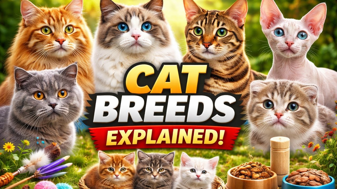 Cat Breeds Explained 🐱 | Types of Cats & Their Unique Features#puzzle #shorts #viralvideo