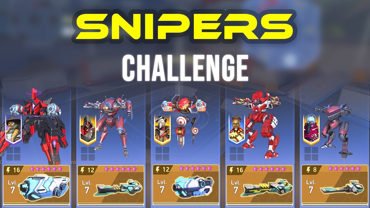 NO MODS - I Play With Sniper Weapons And I Cry - Challenge - Mech Arena