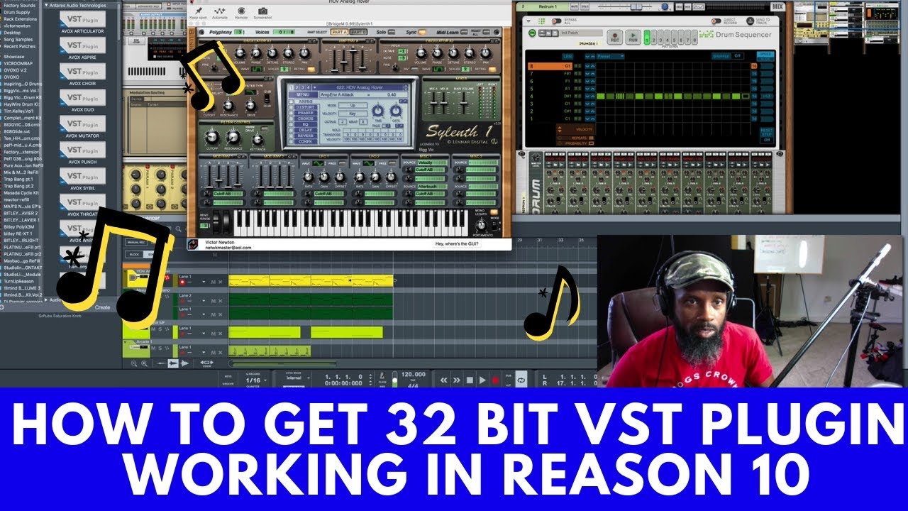HOW TO GET 32 BIT PLUGINS WORKING IN YOUR PROPELLERHEAD REASON 10 SETUP