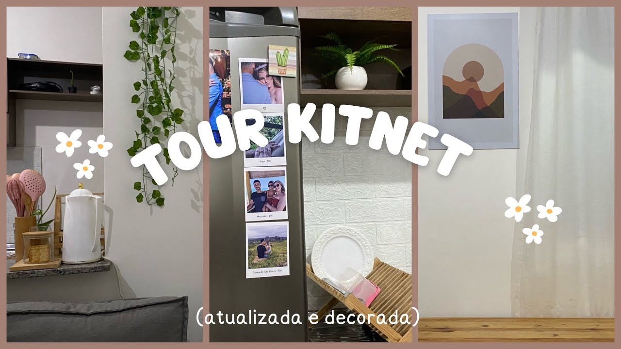 TOUR PELA MINHA KITNET - DECORADA E ATUALIZADA