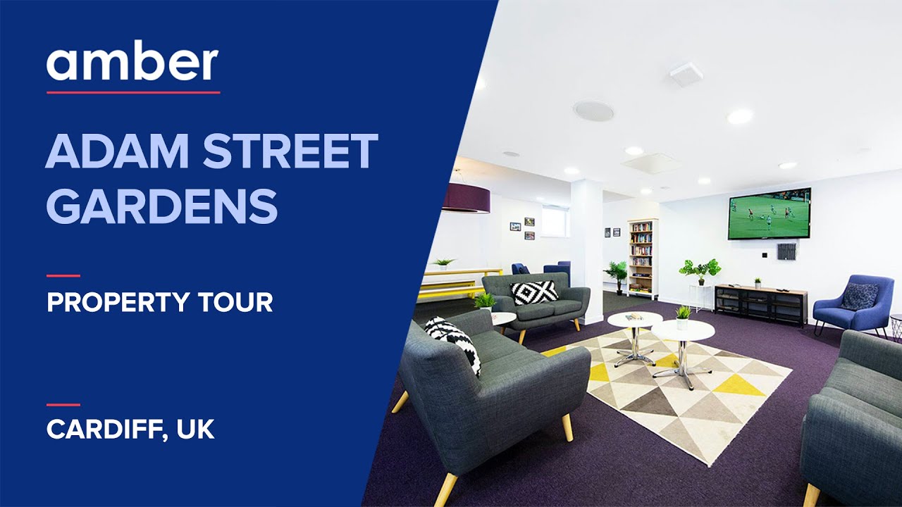 Property Tour | Adam Street Gardens | Student Accommodation in Cardiff | amber