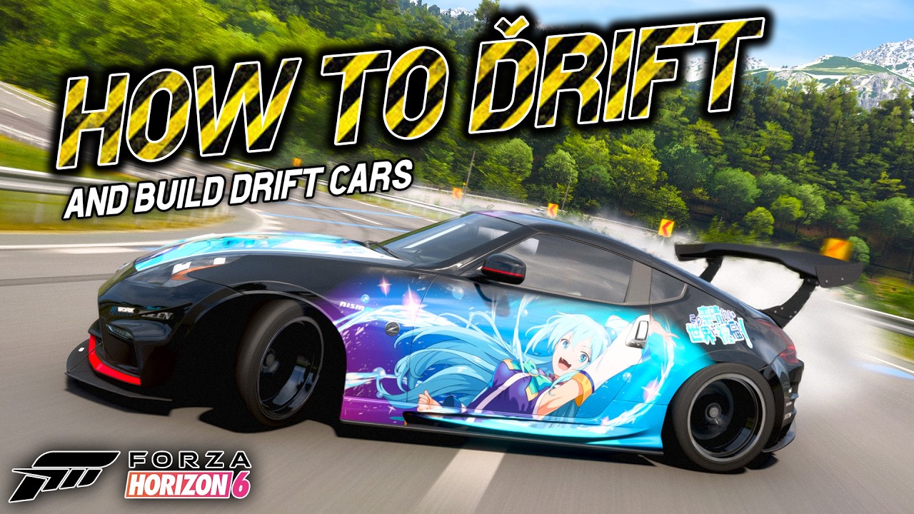 FH6 How to DRIFT (and build Drift cars) for beginners or non car gamers