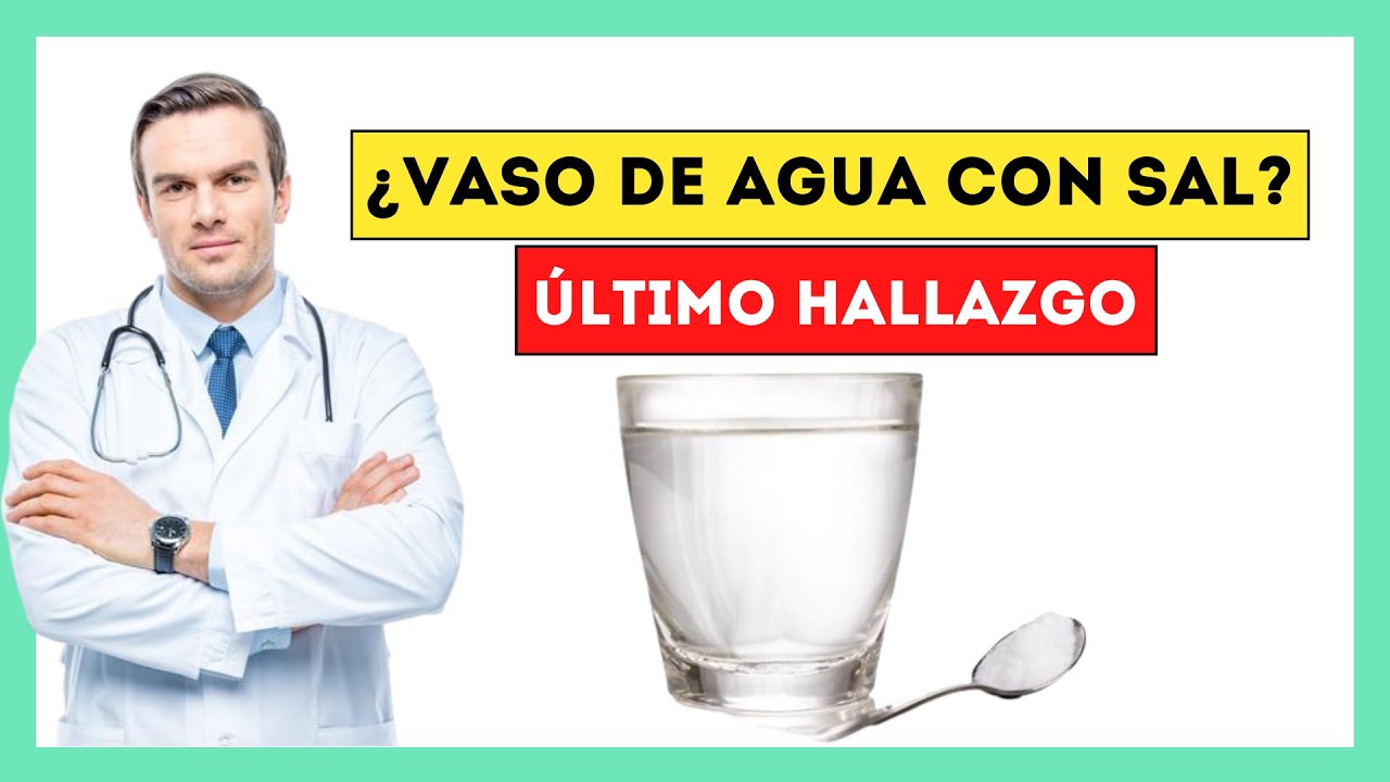 Tomar 1 VASO de AGUA con SAL - Los Efectos Explosivos de Beber Agua Salada