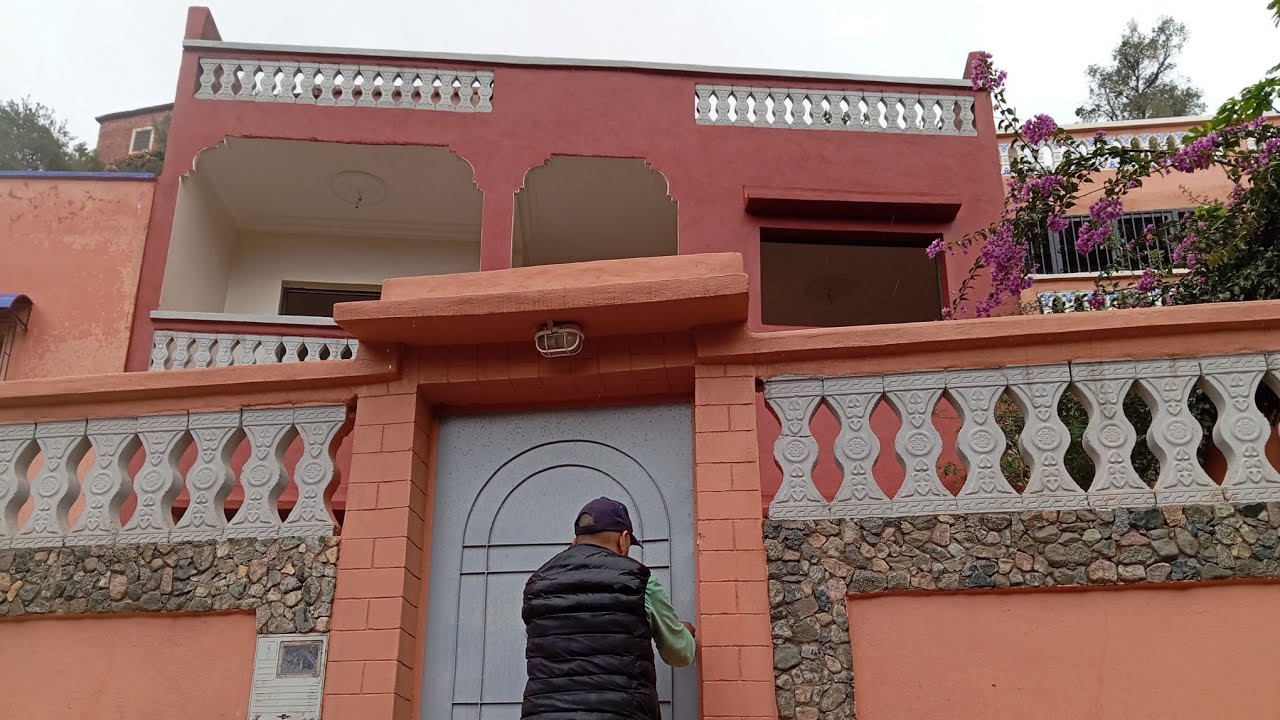 عقارات للبيع طريق اوريكة العكرب نوحي مركش منزل 🏡 للبيع وا الماس فيها جردة 2 طبقات المهتام مرحبا 