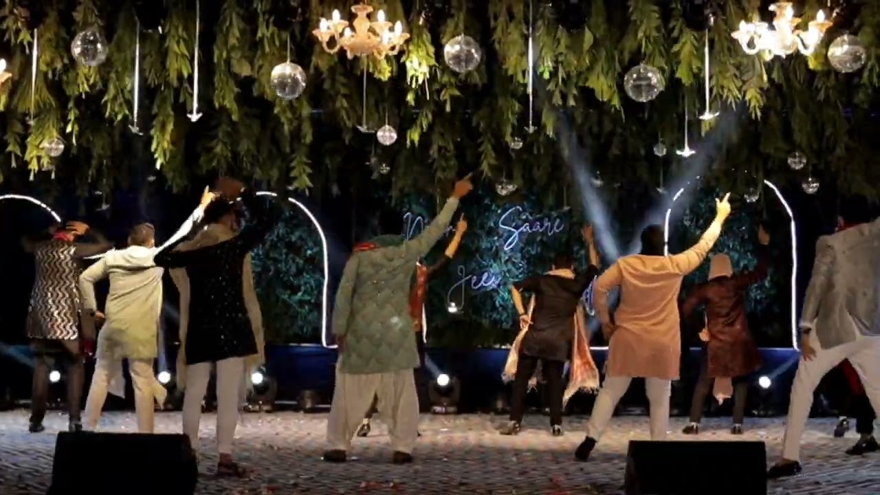 Friends Sangeeth Performance| INSANE | GHUP CHUP | TUMSE MILKE DILKA |Nishant pagariya(Mrblue&white)