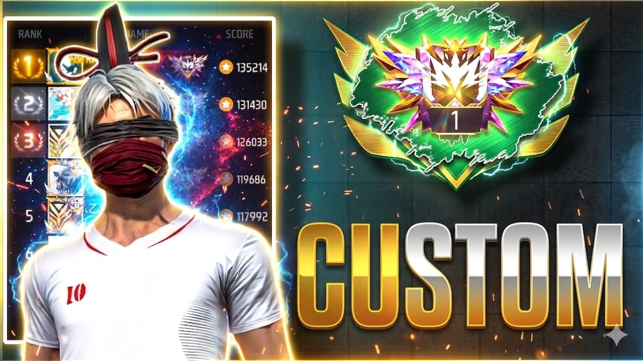 FREE FIRE LIVE CUSTOM ROOM | FF LIVE GIVEAWAY ? 🐱&zwj;👤#freefire  #fflive  #freefire
